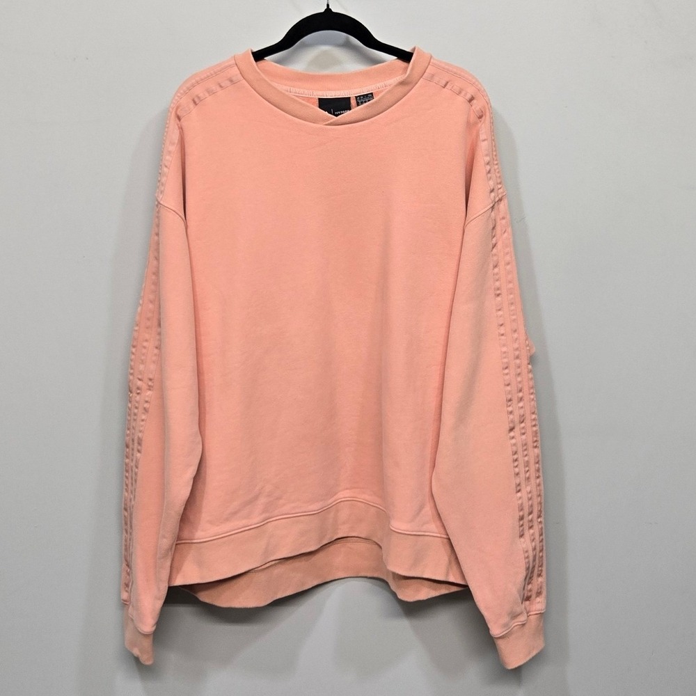 Adidas Ivy Park Sweatshirt Plus‎ Size 2XL Ambient Blush Oversized French Terry